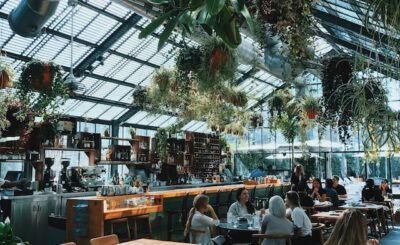 private cabin and restaurant