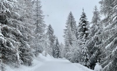 snowfall in Mussoorie